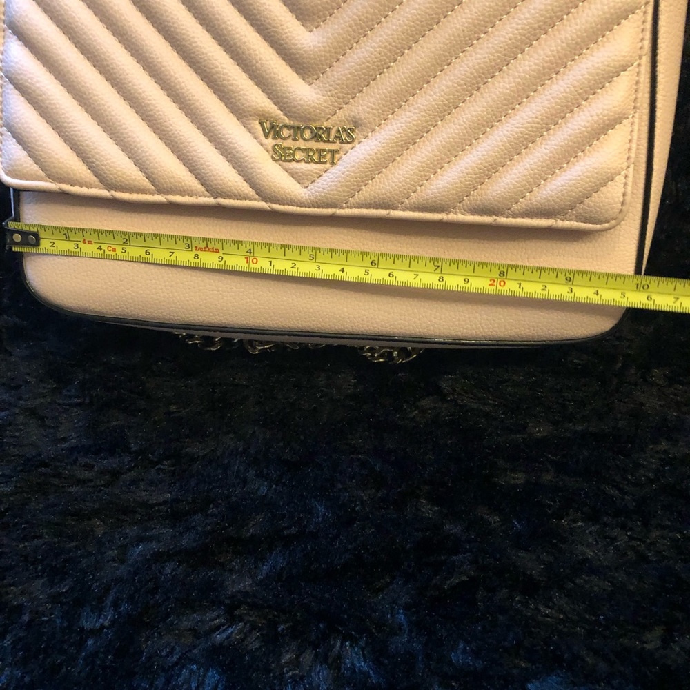 Victorias Secret Genuine Leather Pebbled  Crossbody Shoulder Bag - Picture 14 of 16